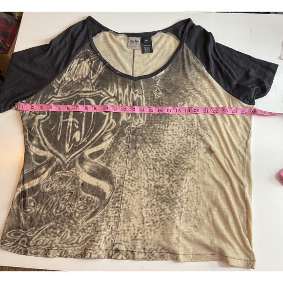 Harley-Davidson Plus Women’s Top 1W Logo Theme - Picture 4 of 6